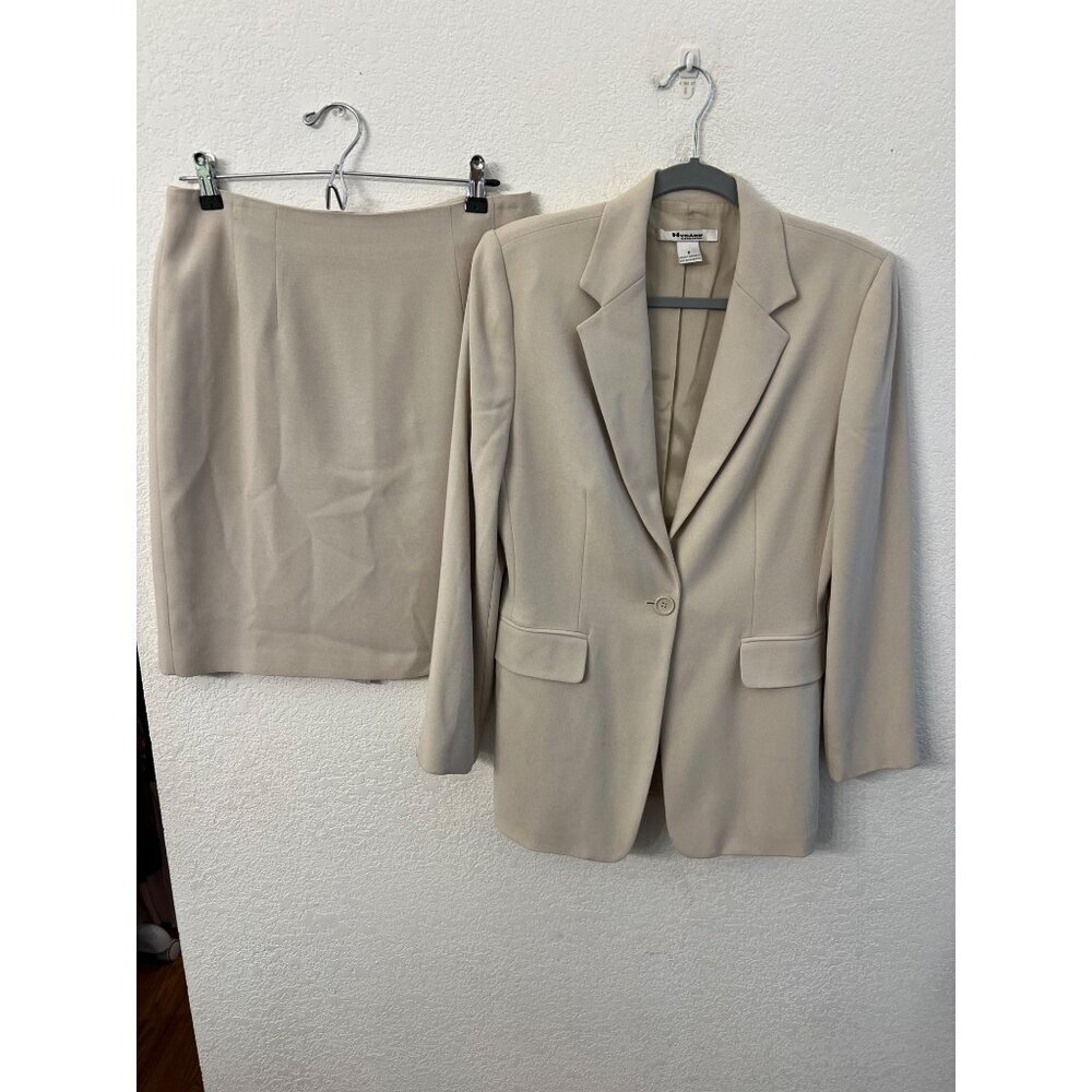Nygard Collection blazer suit skirt women size 8